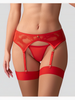 Aliosa porte-jarretelles - Rouge