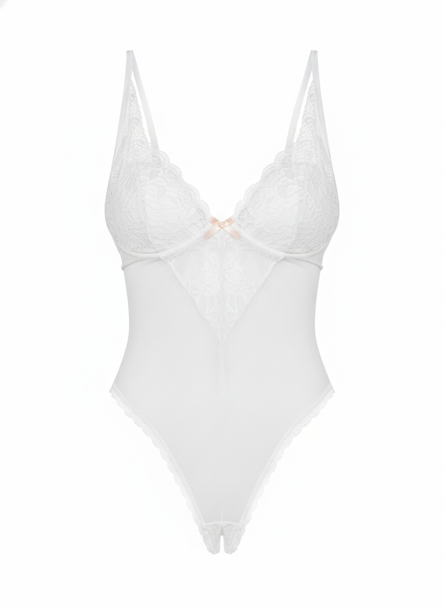 Alissium body ouvert - Blanc
