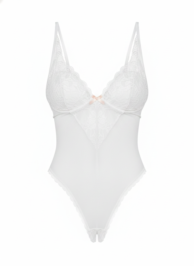 Alissium body ouvert - Blanc