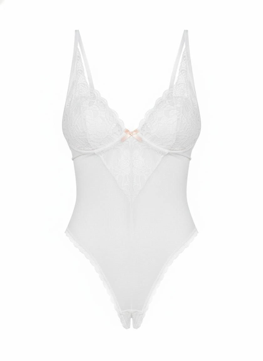 Alissium body ouvert - Blanc