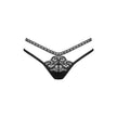 Blomentis string - Noir