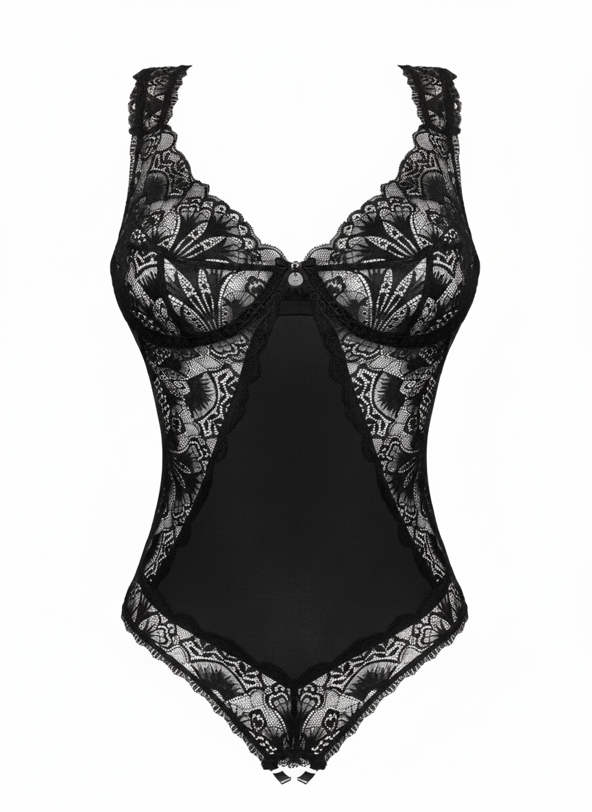Donna dream body ouvert - Noir