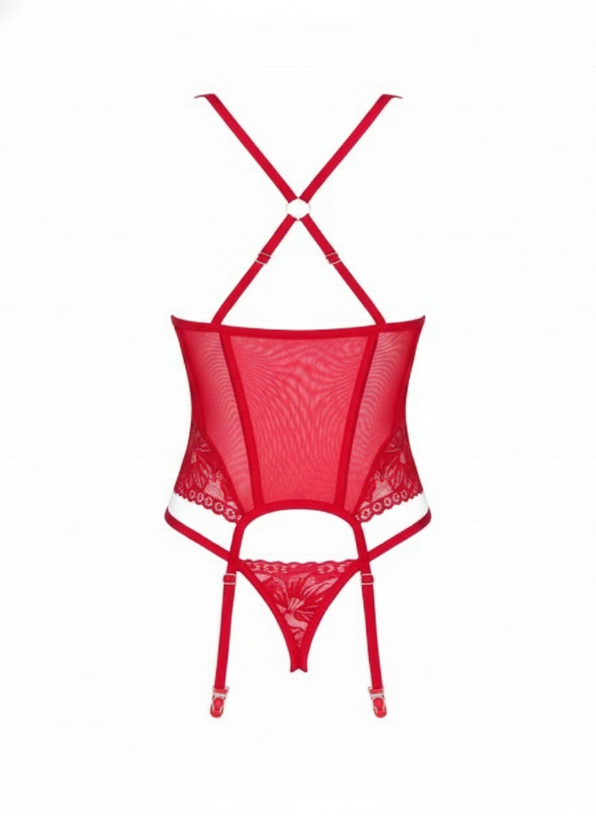 Lacelove Corset - rouge