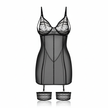 Nuites nuisette et string - Noirs