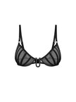 Aurorium demi-soutien-gorge noir