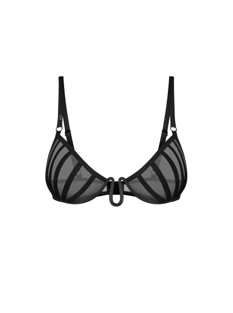 Aurorium demi-soutien-gorge noir